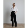 Blouse en coton blanc - Mademoiselle Pearl