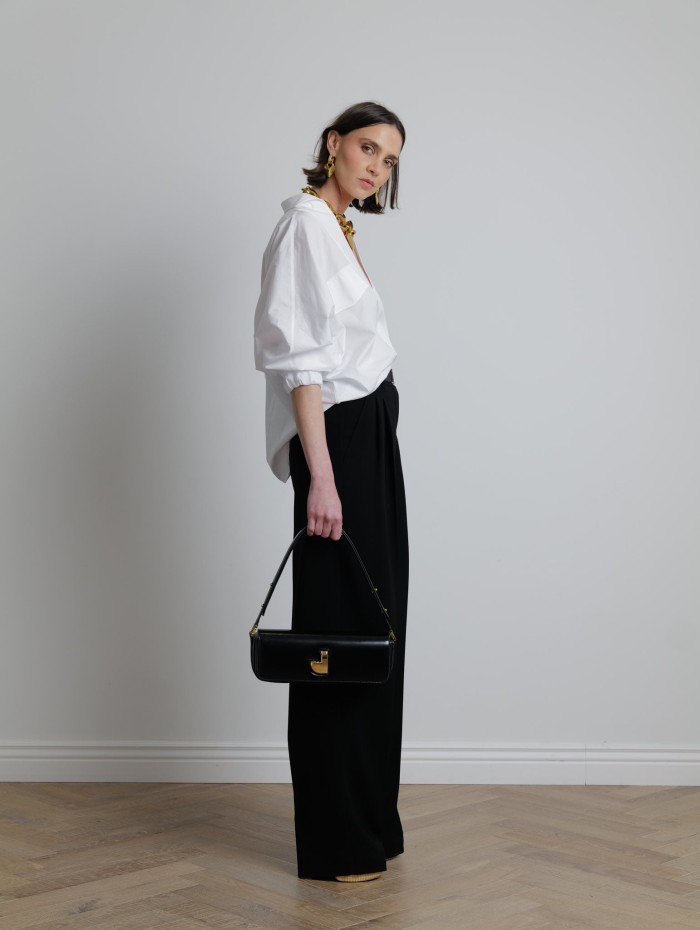 Blouse en coton blanc - Mademoiselle Pearl