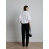 Blouse en coton blanc - Mademoiselle Pearl