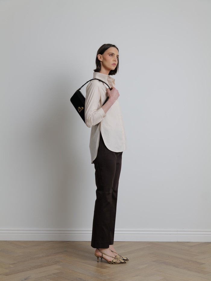 Chemise en coton beige - OKRA - Max Mara - Mademoiselle Pearl