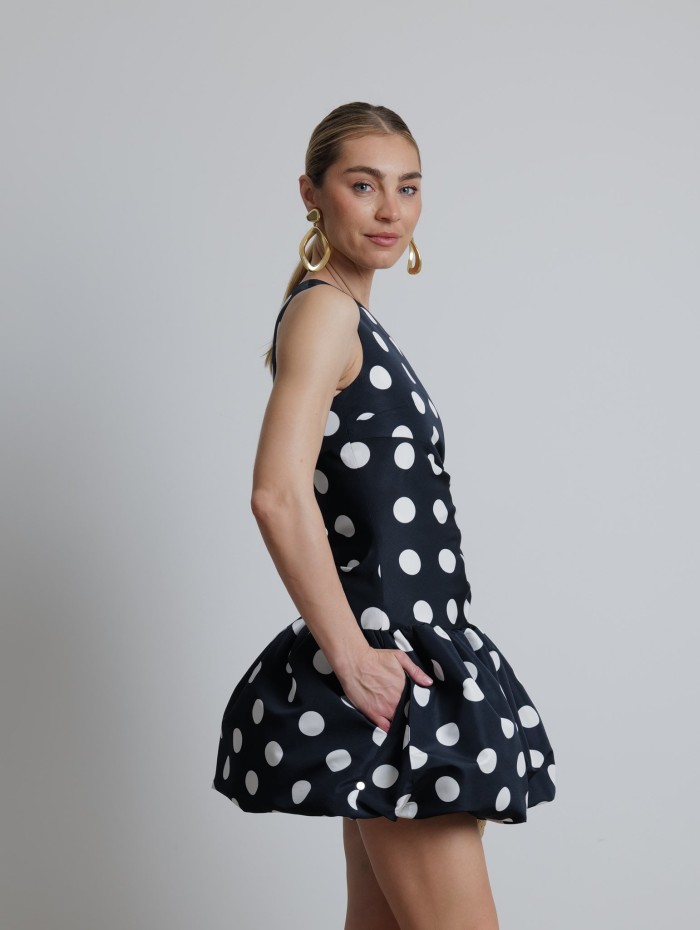 Robe à pois - Bloomer Mini - Patou - Mademoiselle Pearl