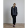 Chemise bleu marine - Mademoiselle Pearl