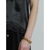 Caraco en soie noir - Pip - Love Stories - Mademoiselle Pearl