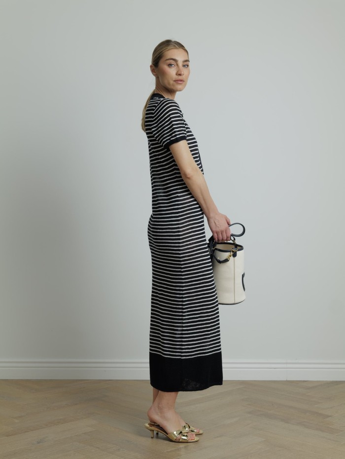 Robe polo marinière - Majestic Filatures - Mademoiselle Pearl