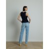 Gilet en maille métallisé - Majestic Filatures - Mademoiselle Pearl