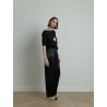 Top en lin noir - Majestic Filatures - Mademoiselle Pearl