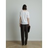 Top en coton blanc - Majestic Filatures - Mademoiselle Pearl