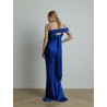 Safiyaa - Robe bleu électrique longue marrakech