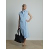 Robe chemise sans manches - Louka - Andrea Lev - Mademoiselle Pearl