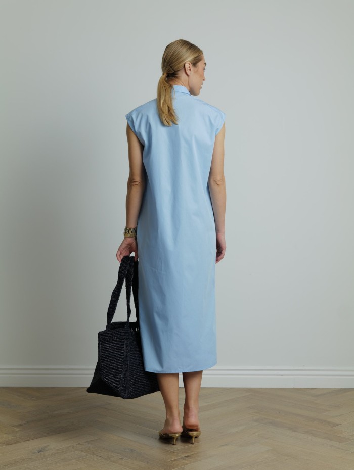 Robe chemise sans manches - Louka - Andrea Lev - Mademoiselle Pearl