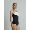 Maillot de bain une pièce noir et blanc - Aurora - Maio - Mademoiselle Pearl