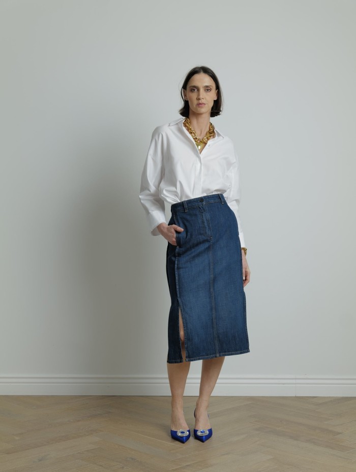 Jupe en jean - Lanvin - Mademoiselle Pearl