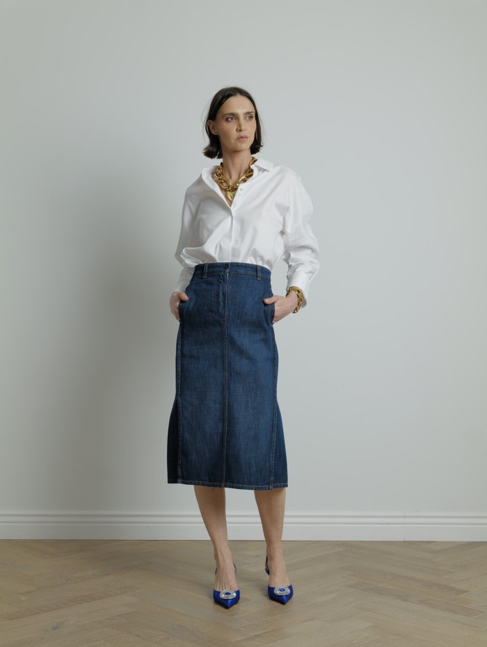 Jupe en jean - Lanvin - Mademoiselle Pearl
