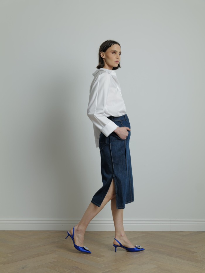 Jupe en jean - Lanvin - Mademoiselle Pearl