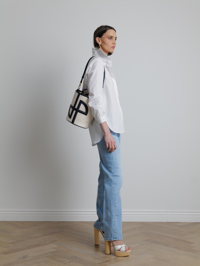 Chemise blanche en coton - Patou - Mademoiselle Pearl