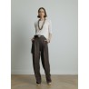 Top en maille blanc - Majestic Filatures - Mademoiselle Pearl