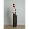 Top en maille blanc - Majestic Filatures - Mademoiselle Pearl