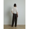 Top en maille blanc - Majestic Filatures - Mademoiselle Pearl