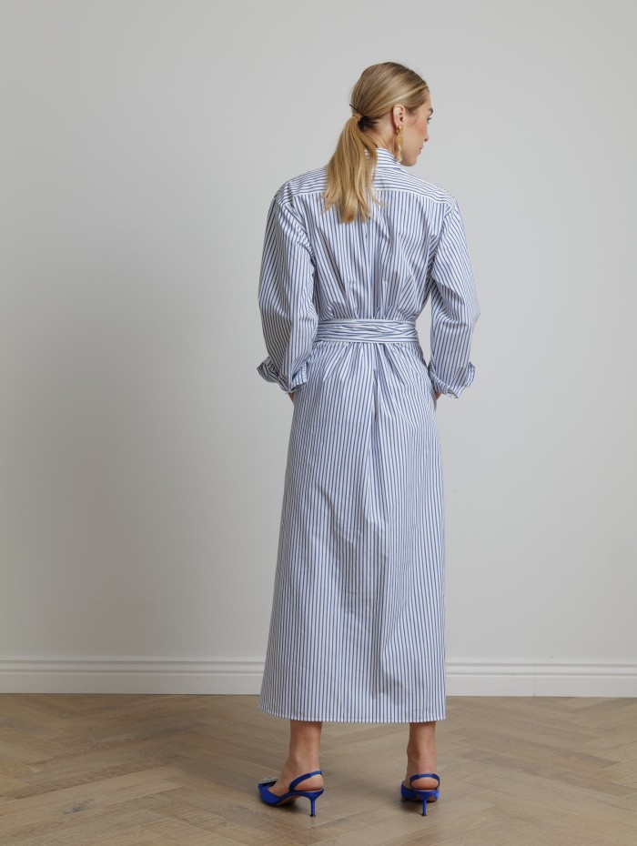 Robe chemise rayée - Mademoiselle Pearl