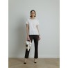 Top en coton blanc - Majestic Filatures - Mademoiselle Pearl