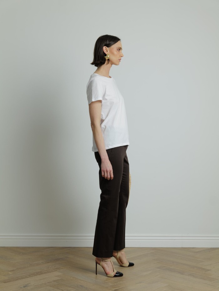 Top en coton blanc - Majestic Filatures - Mademoiselle Pearl