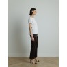 Top en coton blanc - Majestic Filatures - Mademoiselle Pearl
