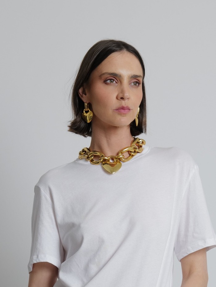 Top en coton blanc - Majestic Filatures - Mademoiselle Pearl