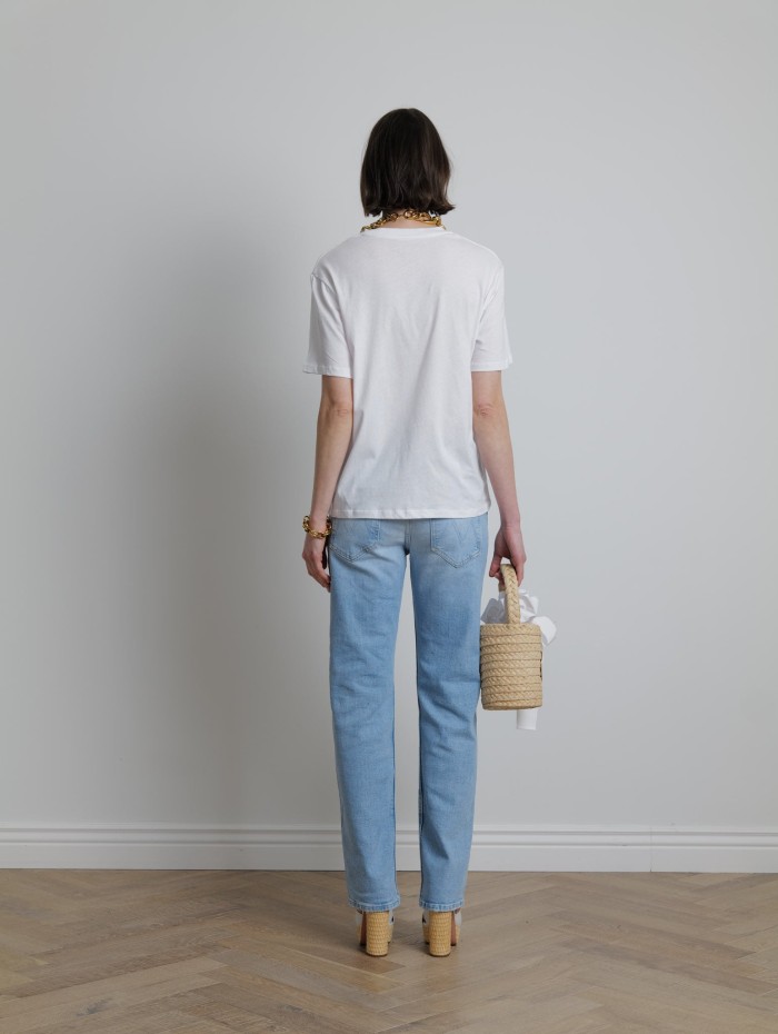 Top en coton blanc - Majestic Filatures - Mademoiselle Pearl