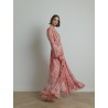 Robe en soie rose de chez Giambattista Valli