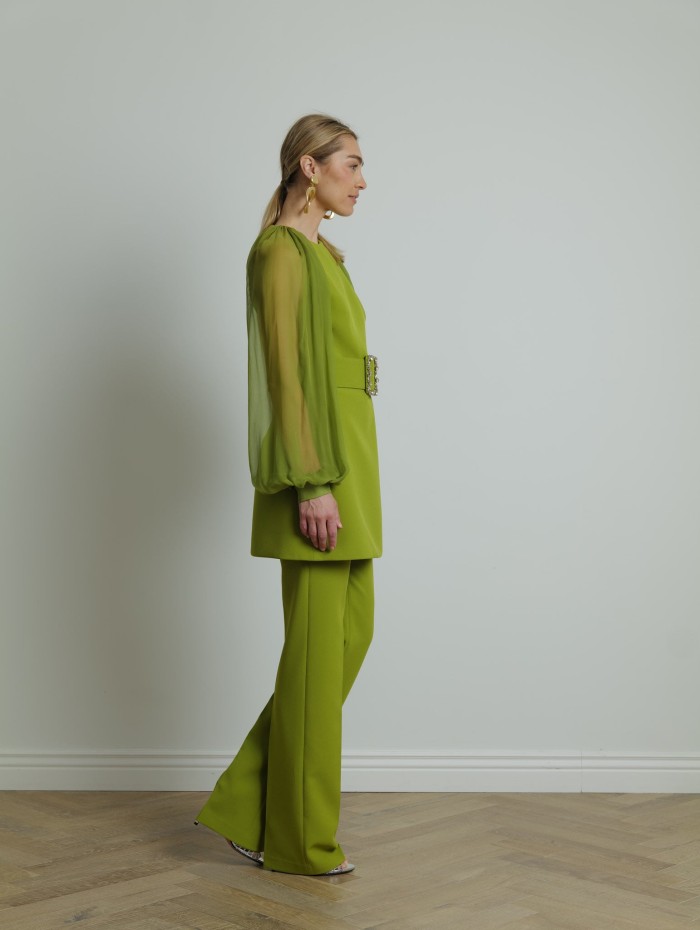 Safyaa - Pantalon de smoking pour femme