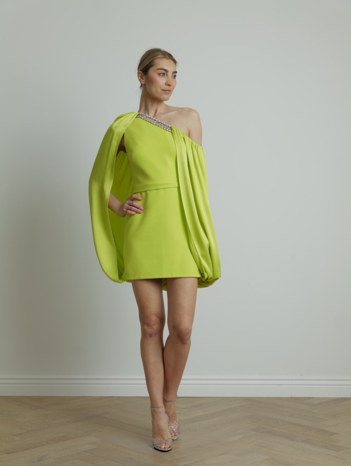 SAFIYAA - Robe courte verte