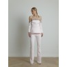 Safiyaa - Pantalon rose pâle pour cérémonie