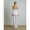 Safiyaa - Pantalon rose pâle pour cérémonie