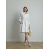Robe blanche en coton de chez Sportmax