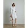 Robe blanche en coton de chez Sportmax