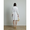 Robe blanche en coton de chez Sportmax