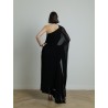 Robe asymétrique noire Betsy Spirito - Taller Marmo - Mademoiselle Pearl