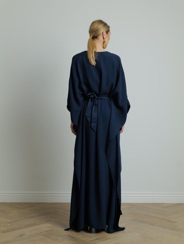 Caftan fluide bleu - Taller Marmo -Mademoiselle Pearl