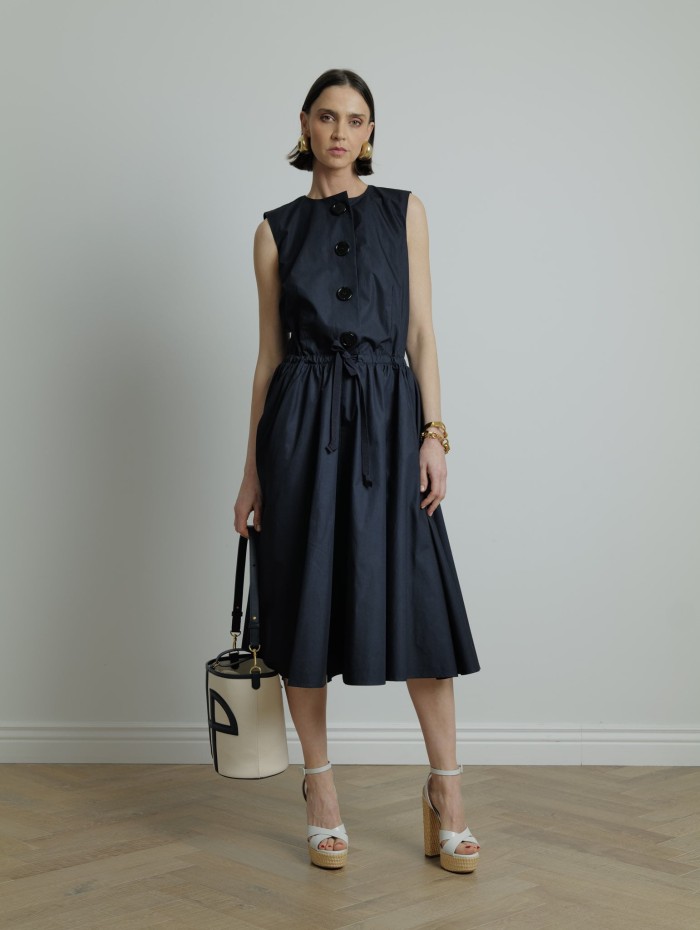 Robe sans manches à boutons - Patou - Mademoiselle Pearl