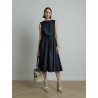 Robe sans manches à boutons - Patou - Mademoiselle Pearl