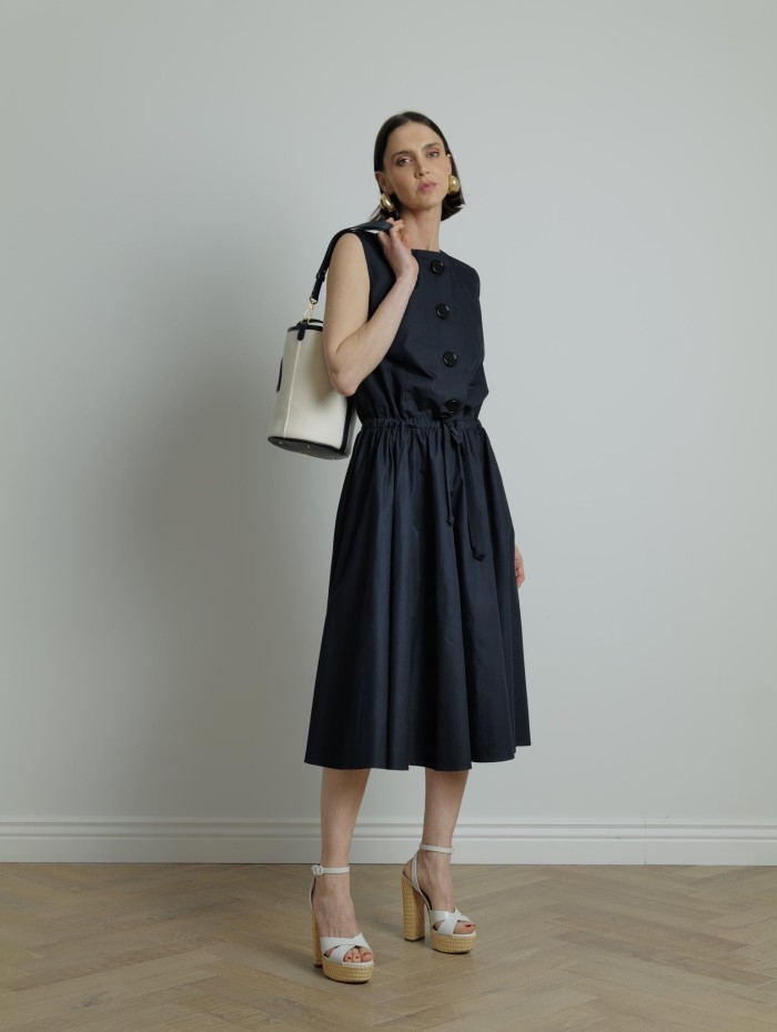 Robe sans manches à boutons - Patou - Mademoiselle Pearl