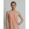 Robe longue rose saumon - Pontida - Max Mara - Mademoiselle Pearl