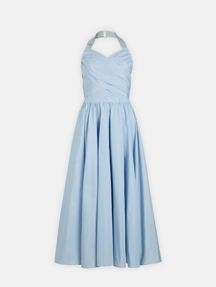 Robe midi bleu ciel - Patou - Mademoiselle Pearl