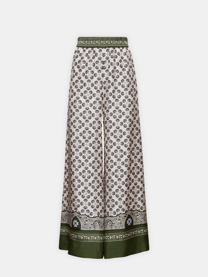 Pantalon en soie - Palazzo - La DoubleJ - Mademoiselle Pearl