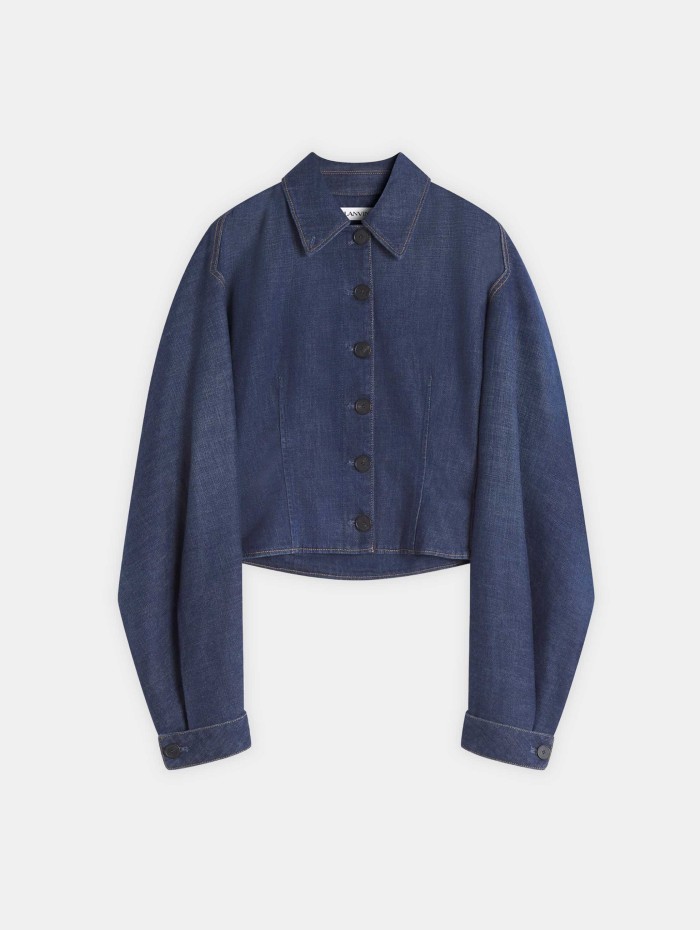 Veste en denim - Lanvin - Mademoiselle Pearl