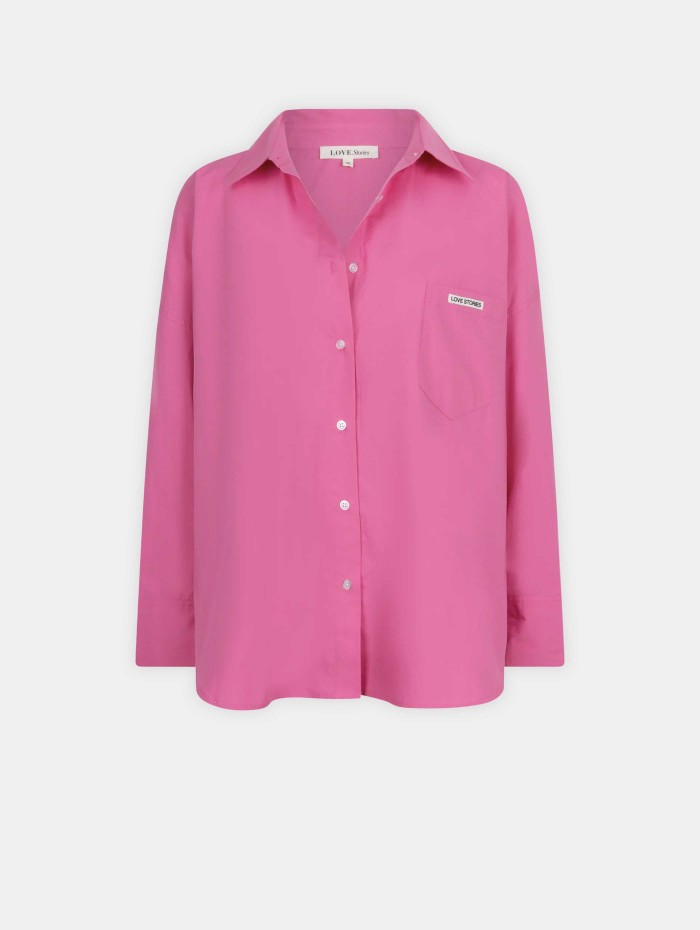 Chemise rose - Hailey - Love stories - Mademoiselle Pearl