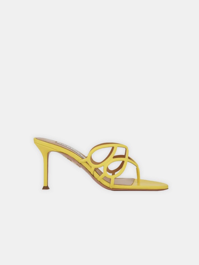 Sandales jaunes à talon - Aquazzura