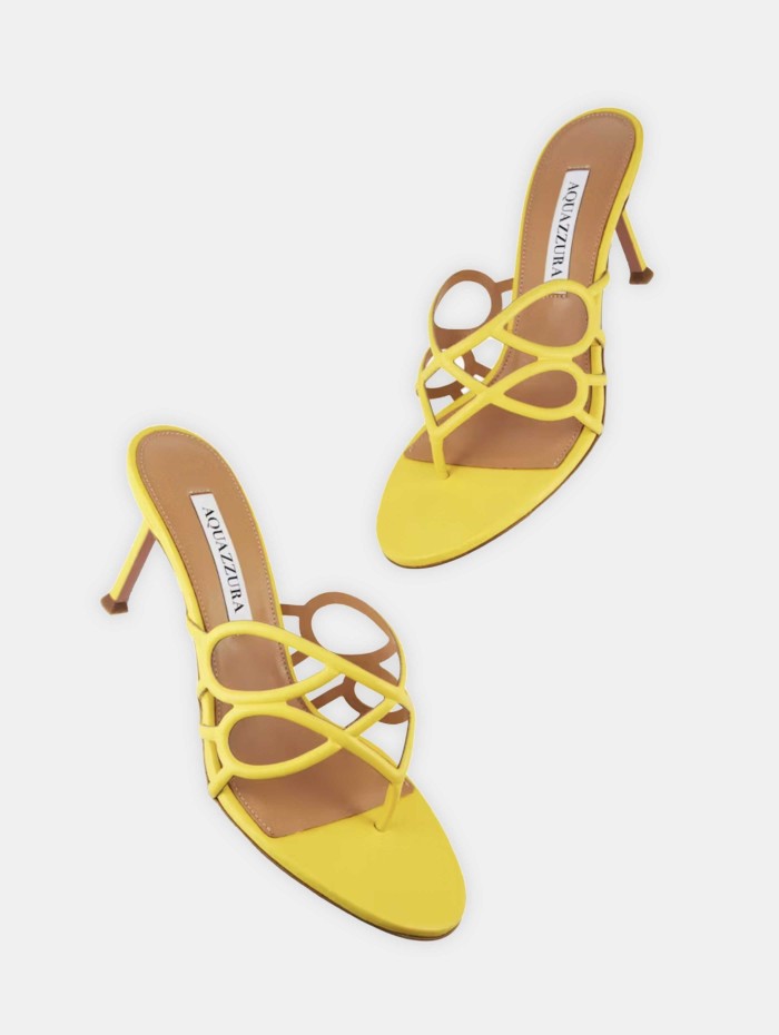 Sandales jaunes à talon - Aquazzura