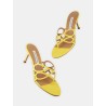 Sandales jaunes à talon - Aquazzura
