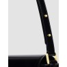 Sac lock baguette en cuir noir - Patou - Mademoiselle Pearl